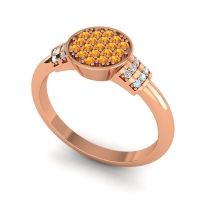 Statement Floral Pave Vedika Ring