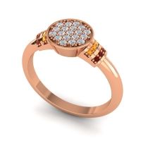 Statement Floral Pave Vedika Ring