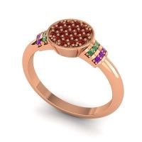 Statement Floral Pave Vedika Ring