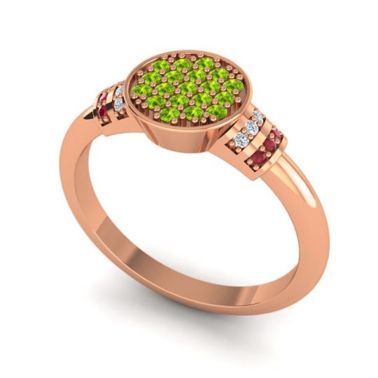 Statement Floral Pave Vedika Ring