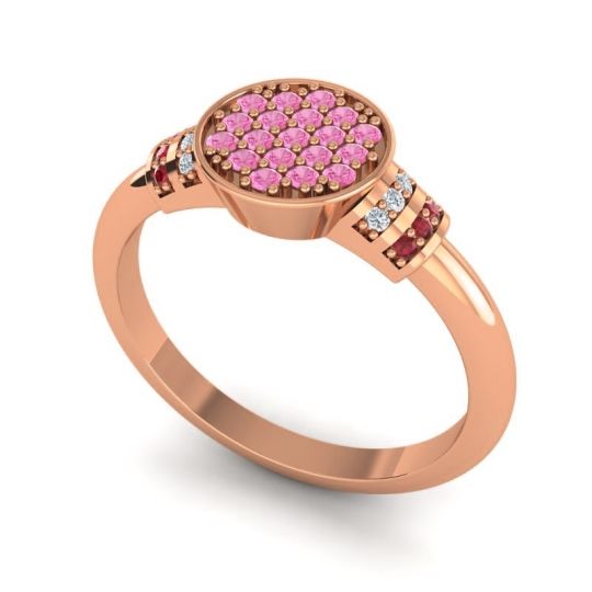 Statement Floral Pave Vedika Ring