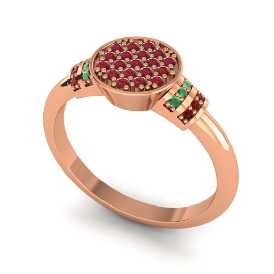 Statement Floral Pave Vedika Ring