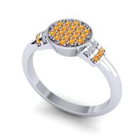 Statement Floral Pave Vedika Ring