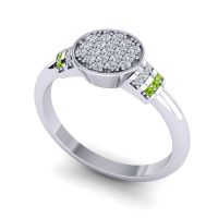 Statement Floral Pave Vedika Ring