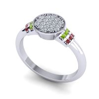 Statement Floral Pave Vedika Ring