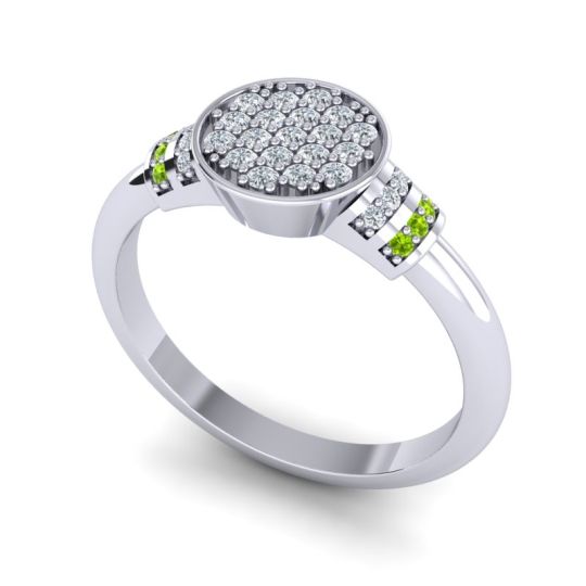 Statement Floral Pave Vedika Ring