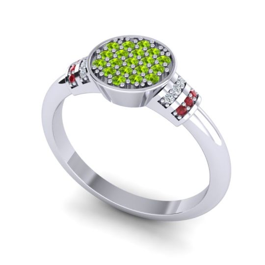 Statement Floral Pave Vedika Ring