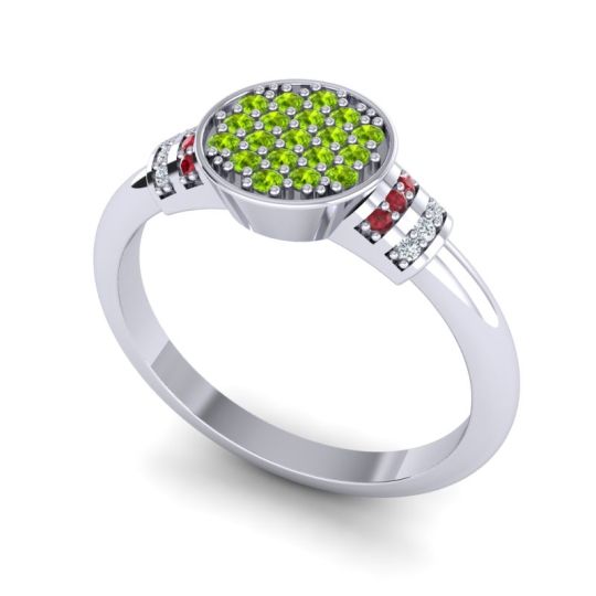 Statement Floral Pave Vedika Ring