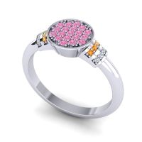 Statement Floral Pave Vedika Ring