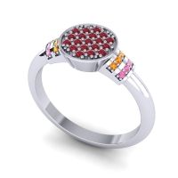 Statement Floral Pave Vedika Ring