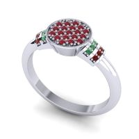 Statement Floral Pave Vedika Ring