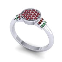 Statement Floral Pave Vedika Ring