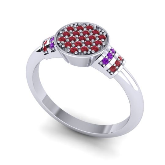Statement Floral Pave Vedika Ring