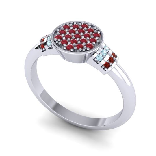 Statement Floral Pave Vedika Ring