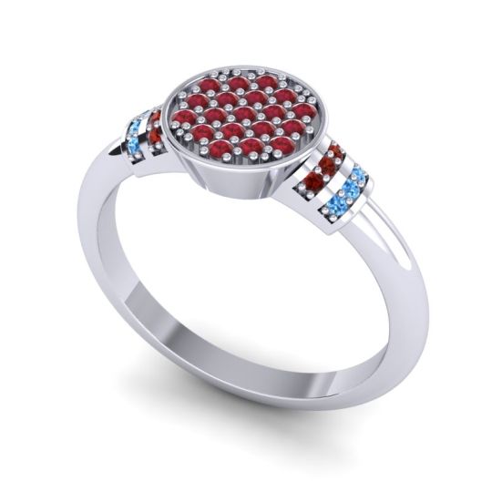 Statement Floral Pave Vedika Ring
