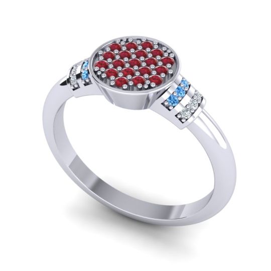 Statement Floral Pave Vedika Ring