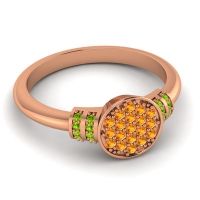 Statement Floral Pave Vedika Ring