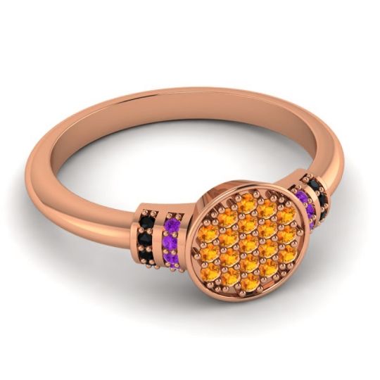 Statement Floral Pave Vedika Ring