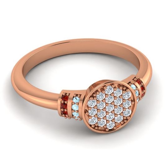 Statement Floral Pave Vedika Ring