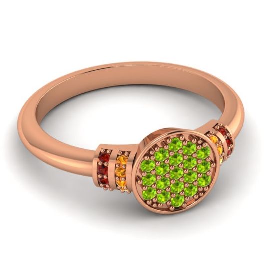 Statement Floral Pave Vedika Ring