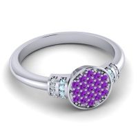 Statement Floral Pave Vedika Ring