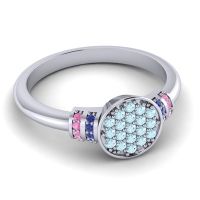 Statement Floral Pave Vedika Ring