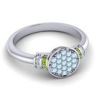 Statement Floral Pave Vedika Ring