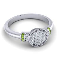 Statement Floral Pave Vedika Ring