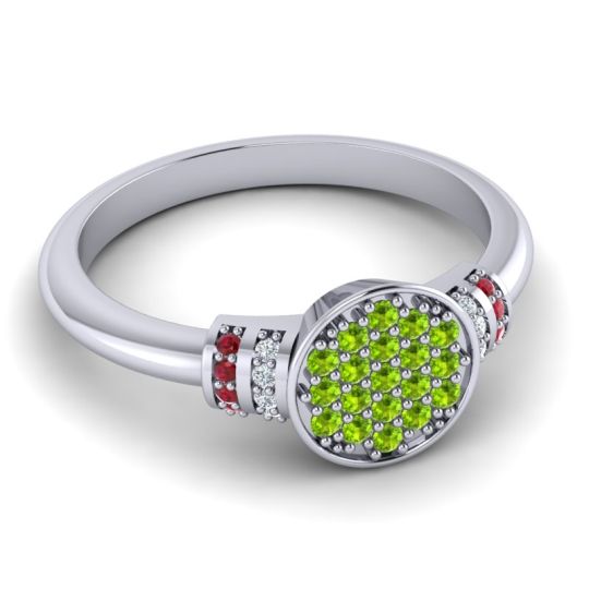 Statement Floral Pave Vedika Ring