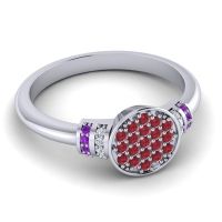 Statement Floral Pave Vedika Ring