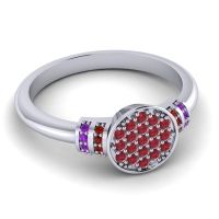 Statement Floral Pave Vedika Ring
