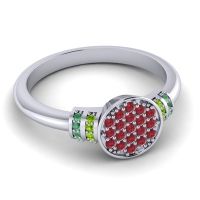 Statement Floral Pave Vedika Ring