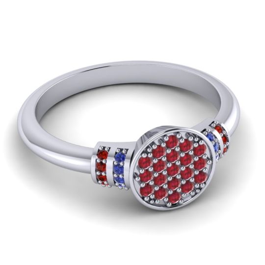Statement Floral Pave Vedika Ring