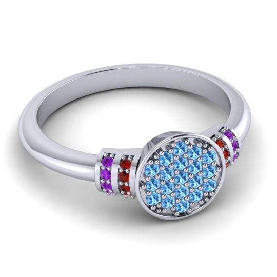 Statement Floral Pave Vedika Ring