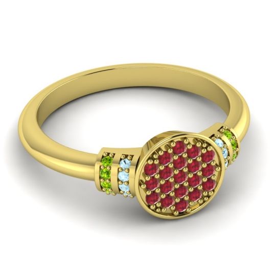 Statement Floral Pave Vedika Ring