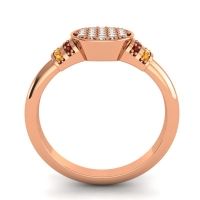 Statement Floral Pave Vedika Ring