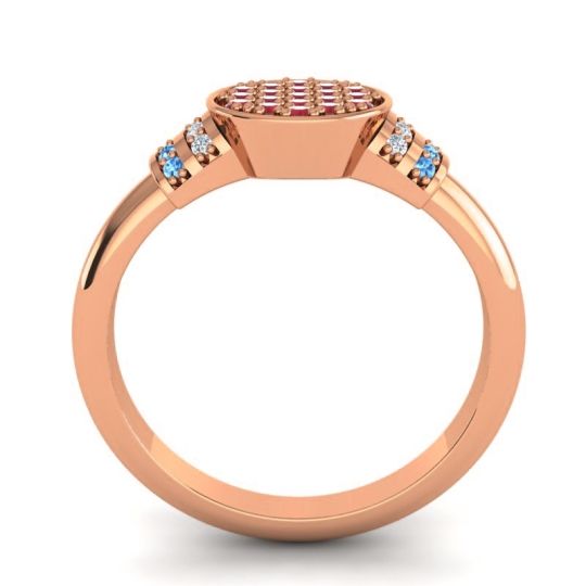 Statement Floral Pave Vedika Ring