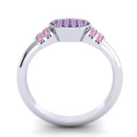 Statement Floral Pave Vedika Ring