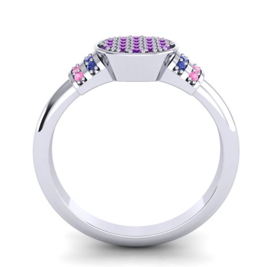Statement Floral Pave Vedika Ring