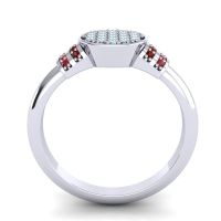 Statement Floral Pave Vedika Ring