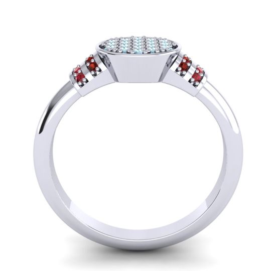 Statement Floral Pave Vedika Ring