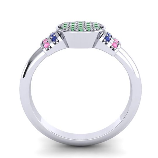 Statement Floral Pave Vedika Ring