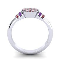 Statement Floral Pave Vedika Ring