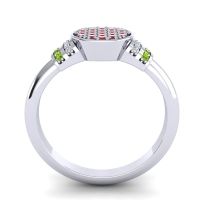 Statement Floral Pave Vedika Ring