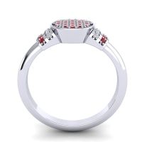 Statement Floral Pave Vedika Ring