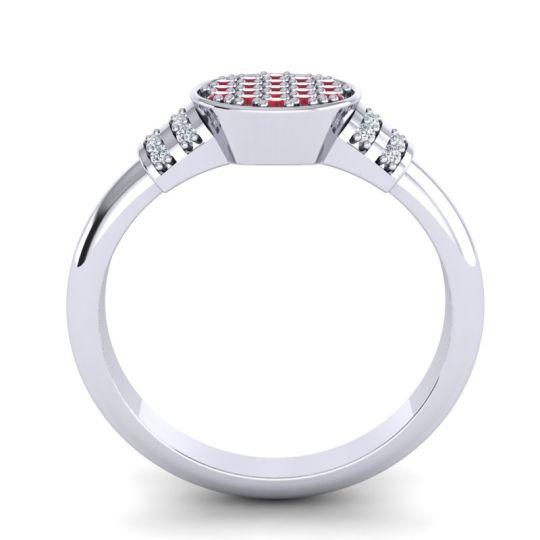 Statement Floral Pave Vedika Ring