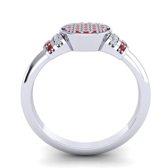 Statement Floral Pave Vedika Ring