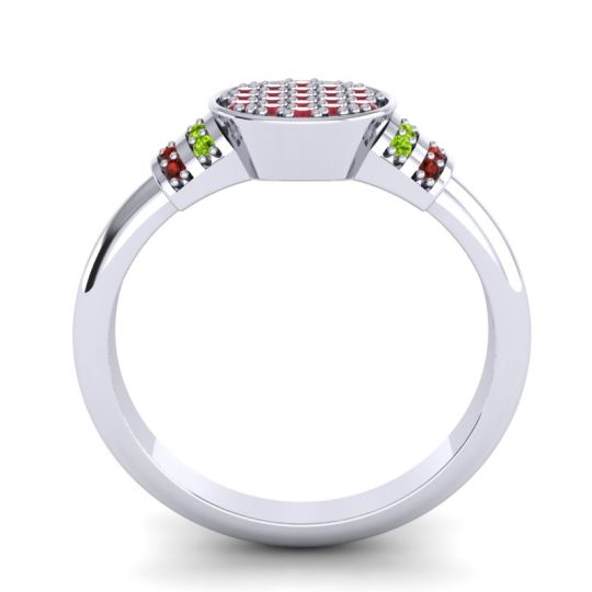 Statement Floral Pave Vedika Ring