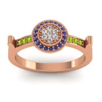 Statement Floral Pave Ragga Ring