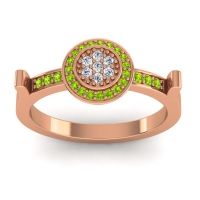 Statement Floral Pave Ragga Ring